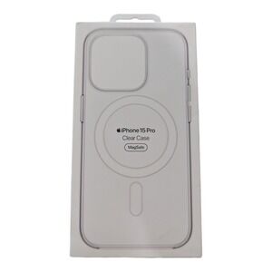 Nn7-O Apple Clear Case with MagSafe for iPhone 15 Pro (Case In Poly Bag In Box)